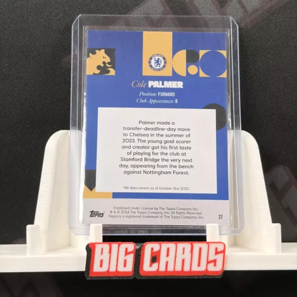 Cole Palmer - Topps Chelsea Team Set - Image 2
