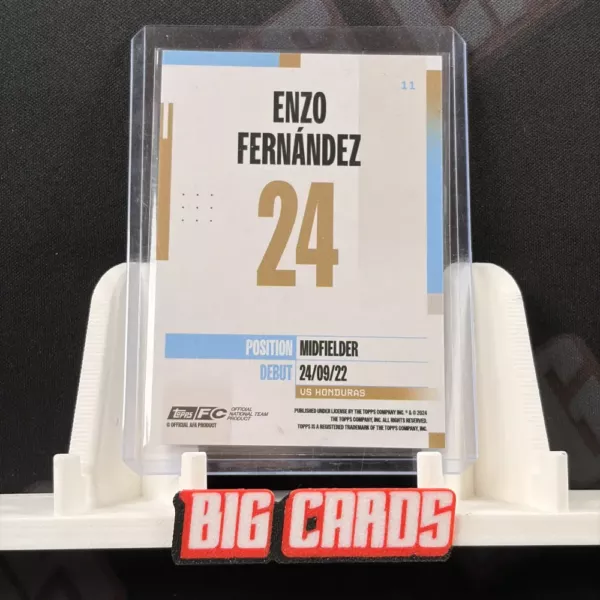 Enzo Fernandez - Topps FC Argentina Team Set - Image 2
