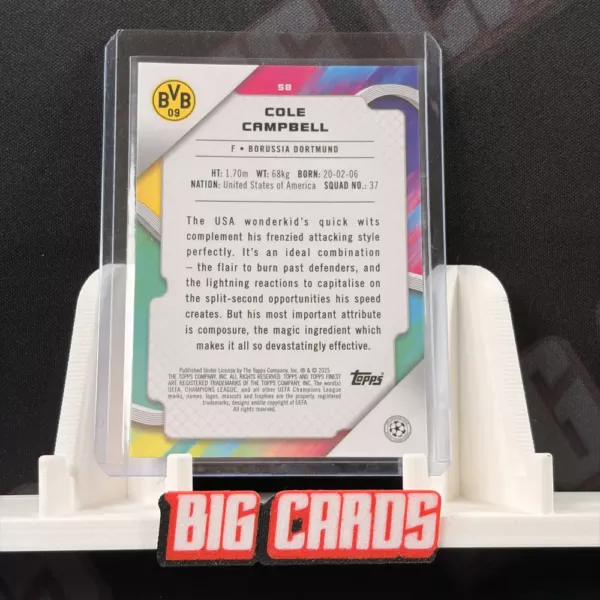 Cole Campbell - Topps Finest - Image 2