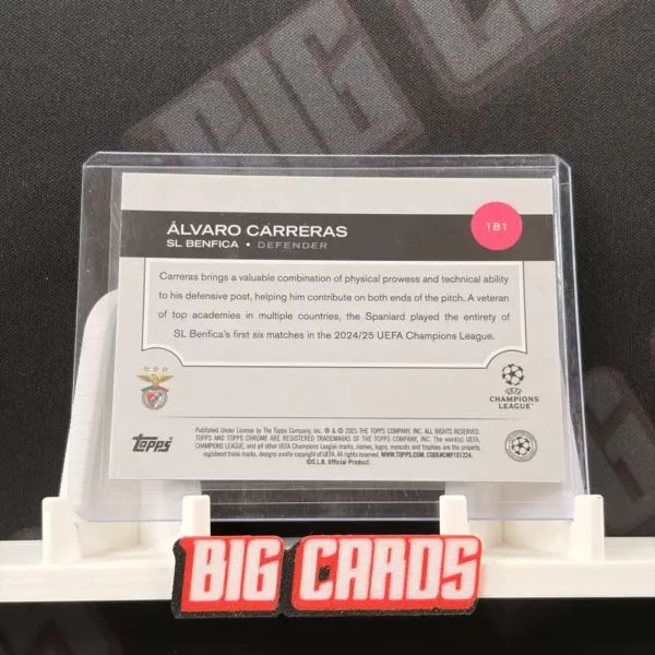 Alvaro Carreras - Topps Chrome - Image 2
