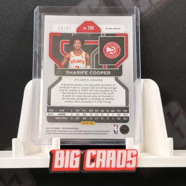 Sharife Cooper - Panini Prizm Basketball - Image 2