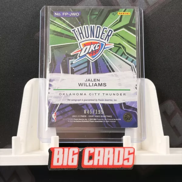 Jalen Williams - Panini Court Kings - Image 2