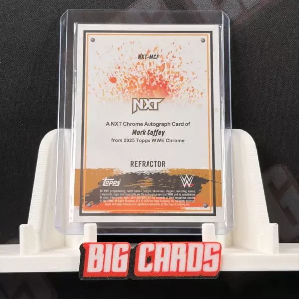 Mark Coffey - Topps Chrome WWE - Image 2