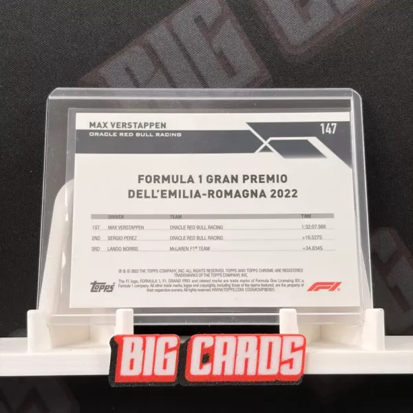 Max Verstappen - Topps Chrome F1 - Image 2