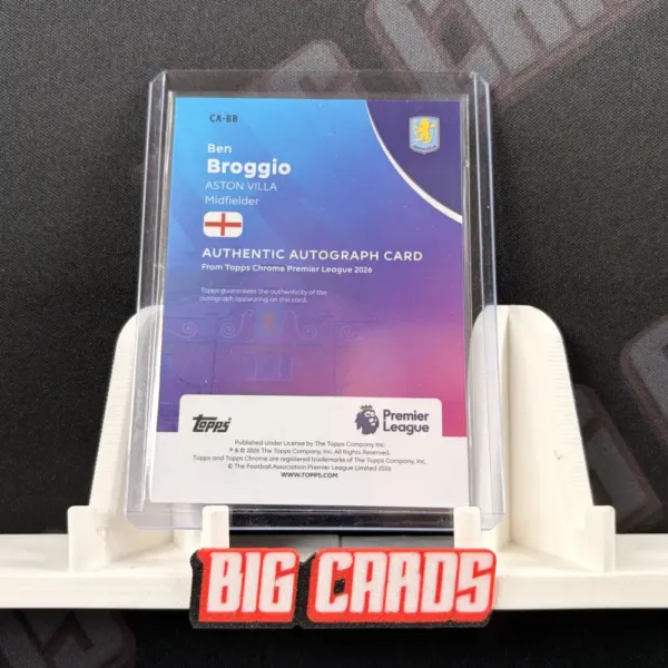 Ben Broggio - Topps Chrome Premier League - Image 2