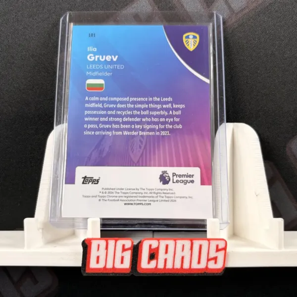 Ilia Gruev - Topps Chrome Premier League - Image 2