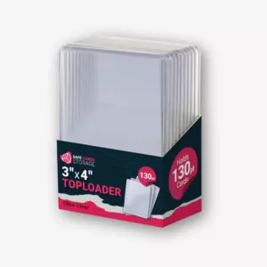 Toploader 130PT 3"x4" Ultra Clear 10 szt. SCS