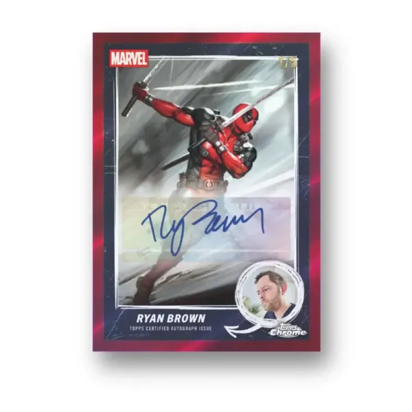 2025 Topps Chrome Deadpool - Value box - Image 3