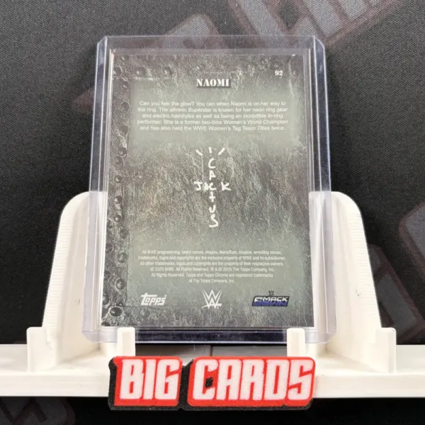 Naomi - Topps Chrome WWE - Image 2