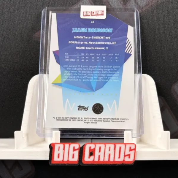 Jalen Brunson - Topps Finest NBA - Image 2