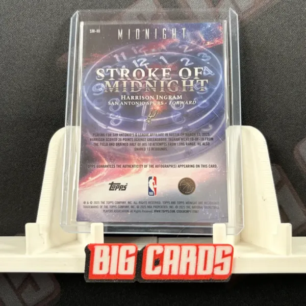Harrison Ingram - Topps Midnight - Image 2