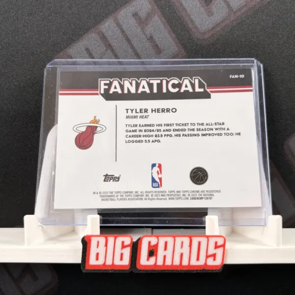 Tyler Herro - Topps Chrome Fanatical - Image 2