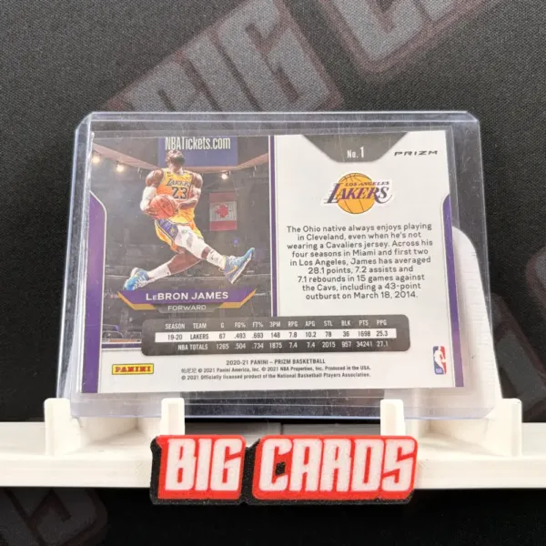 LeBron James - Panini Prizm Basketball - Image 2