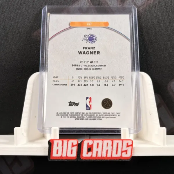 Franz Wagner - Topps Finest - Image 2