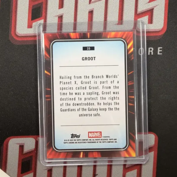 Groot - Topps Chrome Marvel - Image 2