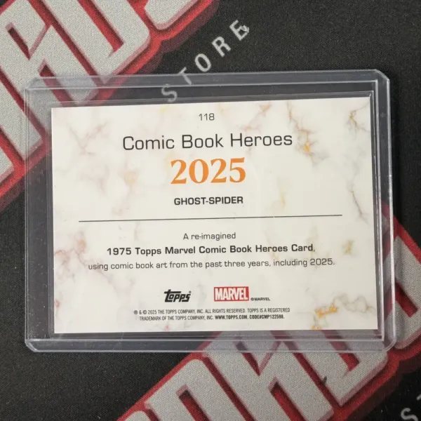 Ghost-Spider - 1975 Topps Marvel Comic Book Heroes - Image 2