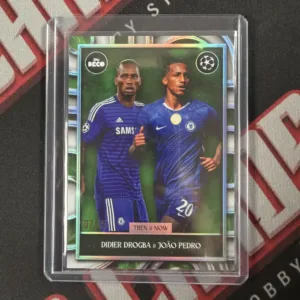 Didier Drogba and Joao Pedro - Topps Deco Champions League