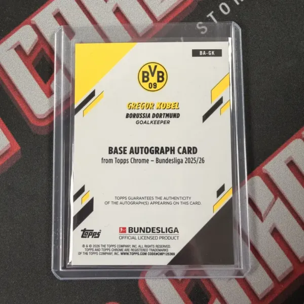 Gregor Kobel - Topps Chrome Bundesliga - Image 2