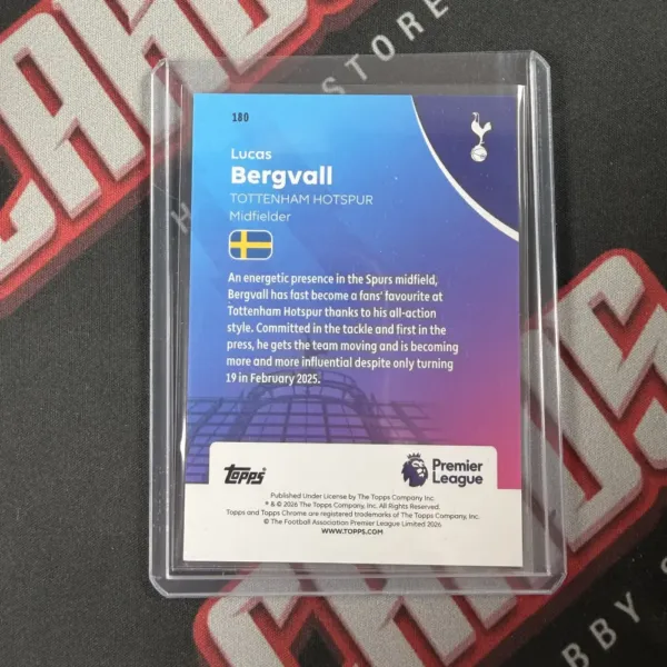 Lucas Bergvall - Topps Chrome Premier League - Image 2
