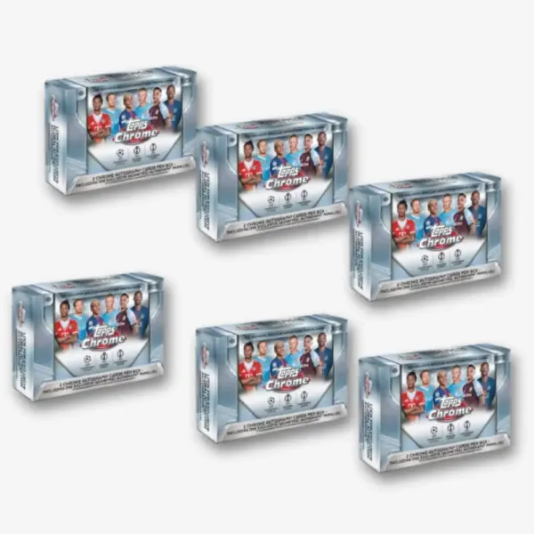 2025-26 Topps Chrome UEFA Club Competitions 6x Breakers Delight Box Full Case Break #730 - Image 2