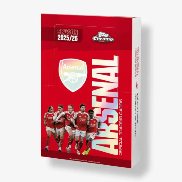 2025-26 Topps Chrome Arsenal 4x Hobby Box Break #755 - Image 2