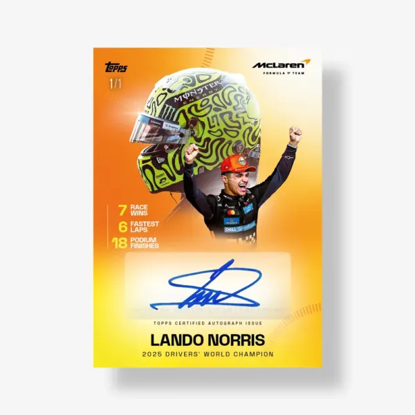 2025 Topps McLaren Racing Hobby box - Image 2