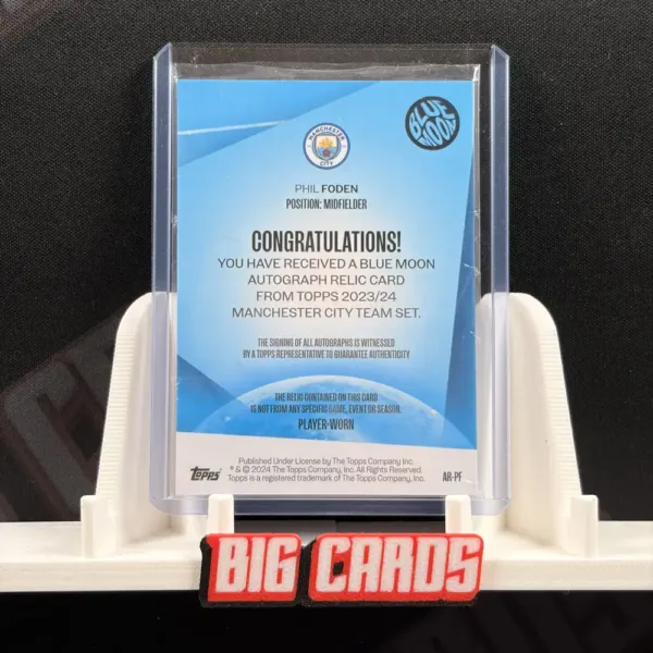 Phil Foden - Topps Manchester City Team Set 2023-24 - Image 2