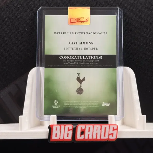 Xavi Simons - Topps UCC Simplicidad 2025/26 - Image 2
