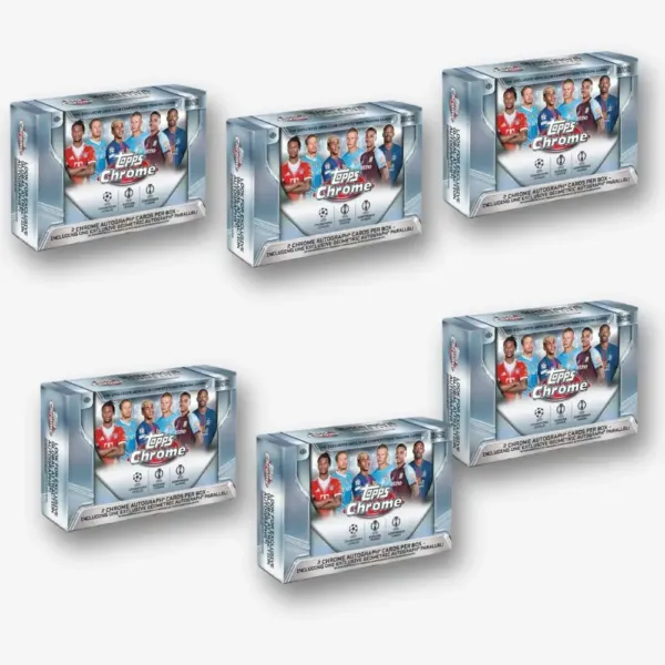 2025-26 Topps Chrome UEFA Club Competitions Breakers Delight Full Case 6x Box Break #792 - Image 2