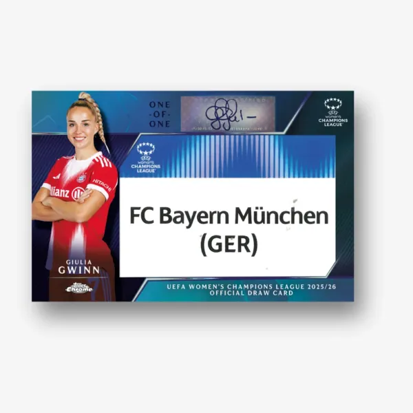 2025-26 Topps Chrome Sapphire UEFA Women’s Champions League - Image 2