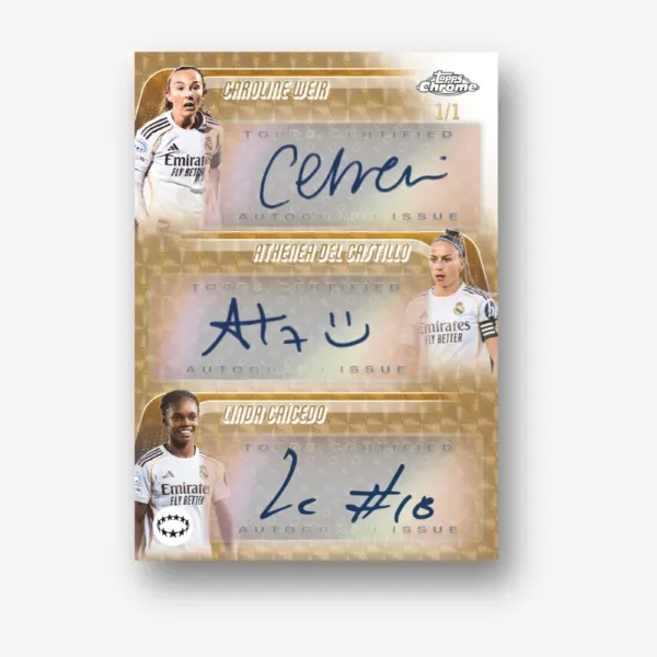 2025-26 Topps Chrome Sapphire UEFA Women’s Champions League - Image 4