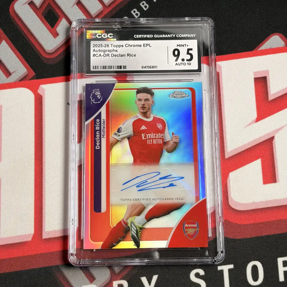 Declan Rice - 2025-26 Topps Chrome EPL Autographs