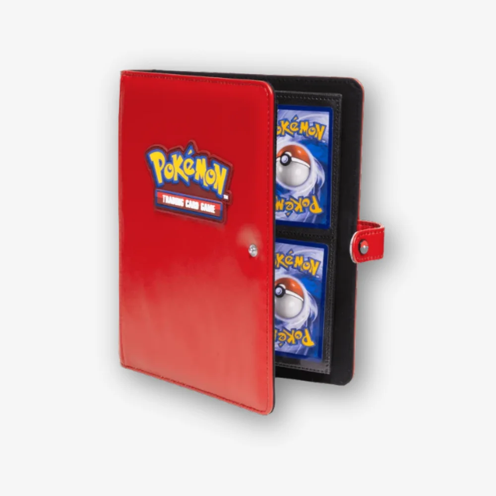 Ultra PRO 4-Pocket Snap Binder Pokemon Premium Red