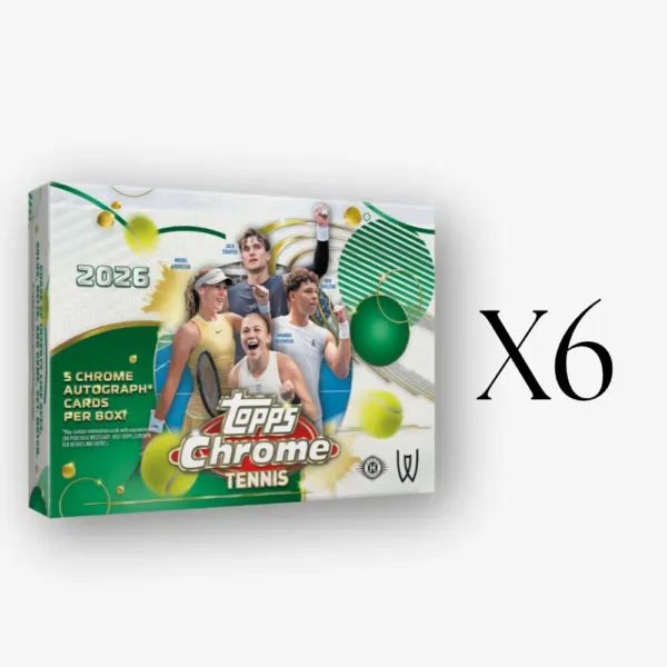 2026 Topps Chrome Tennis x6 Breakers Delight Full Case Break #873 - Image 2
