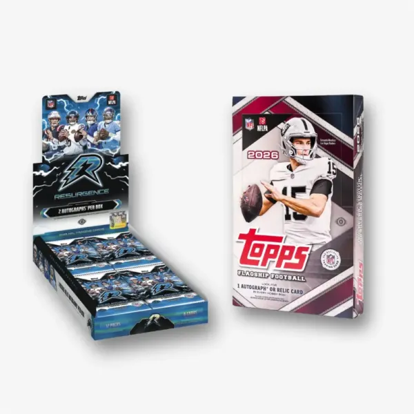 2025 Topps Resurgence Football 1x Hobby Box + 2026 Flagship Football 1x Hobby Box Break #878 - Image 2