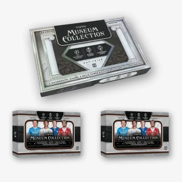 2025-26 TOPPS Museum Collection UEFA Club Competitions Soccer 2x Hobby Box Half Case + 1x Hat Trick Box Break #876 - Image 2