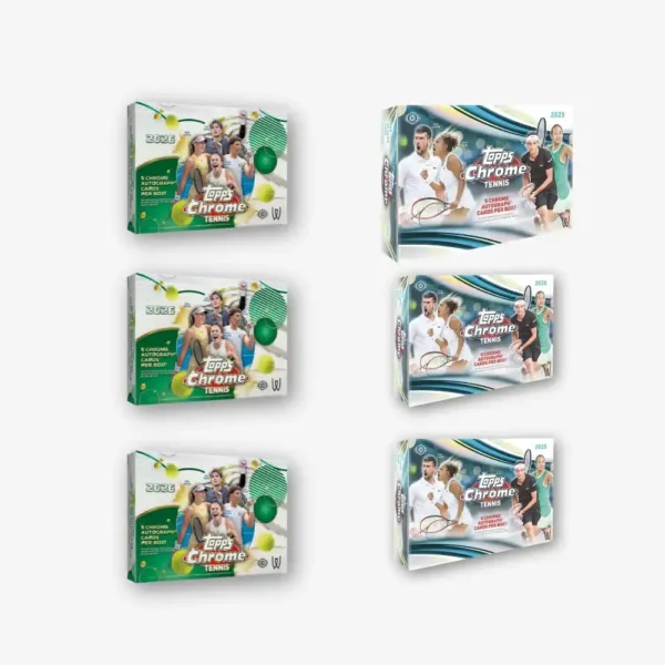2026 Topps Chrome Tennis 3x Breakers Delight + 2025 3x Breakers Delight Break #880 - Image 2