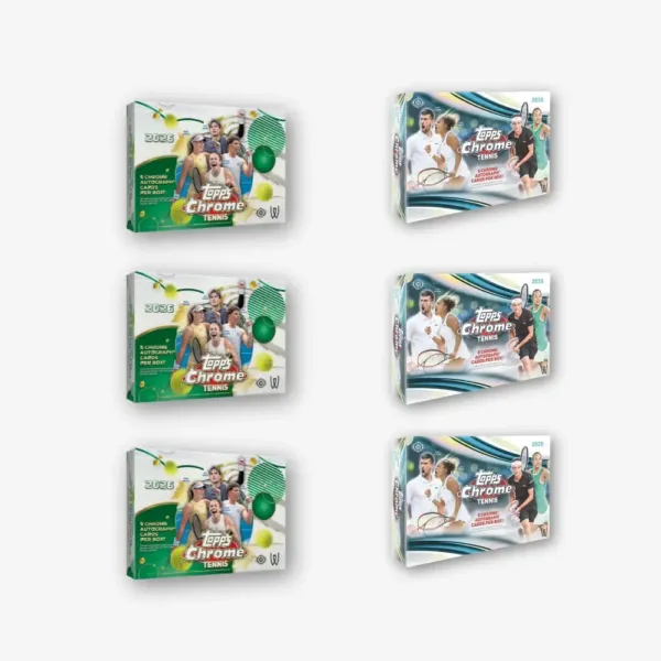 2026 Topps Chrome Tennis 3x Breakers Delight + 2025 3x Breakers Delight Break #902 - Image 2