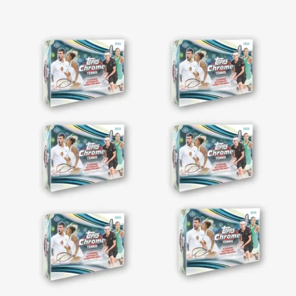 2025 Topps Chrome Tennis 6x Breakers Delight Box #898 - Image 2