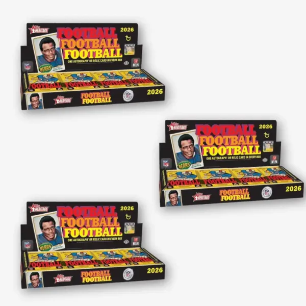 2026 Topps Heritage Football 3x Hobby Box Break #904 - Image 2