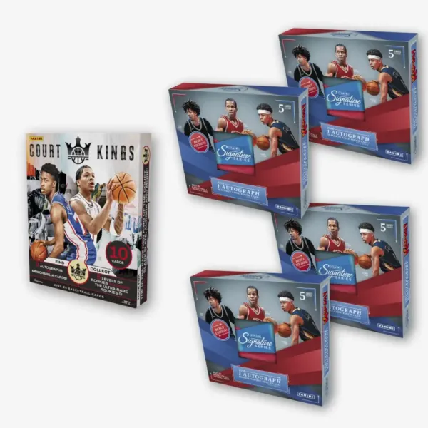 2025-26 Panini Signature Series Basketball 4x Hobby Box + Court Kings 1x Hobby Box Break #908 - Image 2