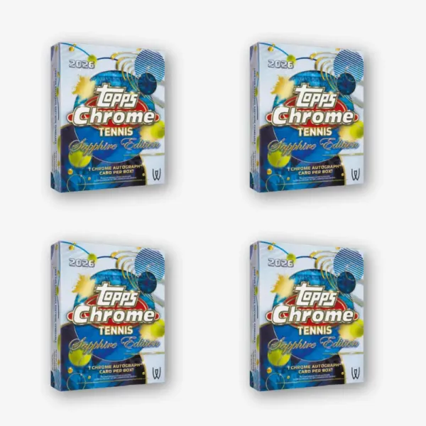 2026 Topps Chrome Sapphire Tennis 4x Box Break #909 - Image 2
